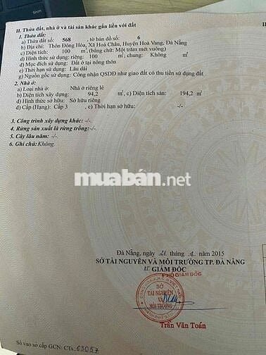 Bán Nhà 2,5 tầng, Đông Hoà, Hoà Xuân, giá ***.