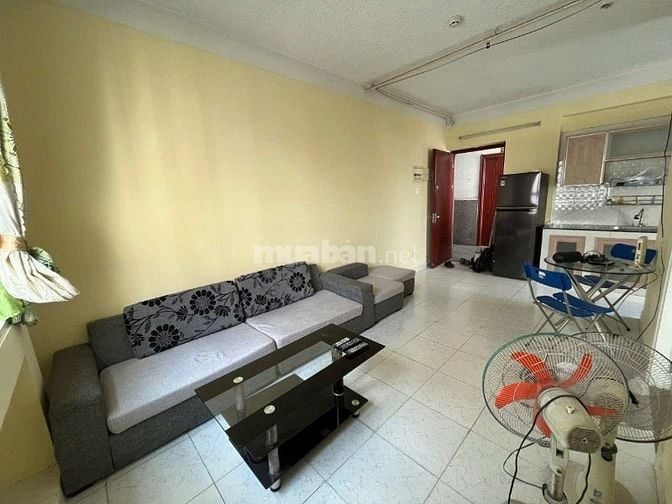 Chung cư Vũ Huy Tấn, P3, BT: 8tr5/th, 1p ngủ, full nội thất, 75m2