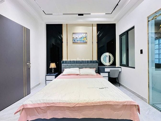 Cho thuê nhà mặt tiền 4 lầu có thang máy đường số 4 p16 gò vấp 4 x 20 