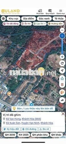 bán lô đất trồng cây 3788m2 tại xuân Ninh, xuân Sơn, Vạn Ninh