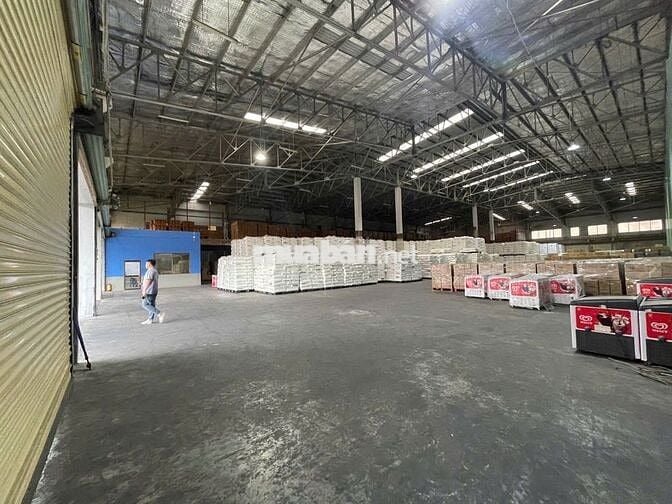 Cho thuê kho xưởng 3733m² mặt tiền Quốc lộ 1A,Xe cont 24/24,PCCC chuẩn