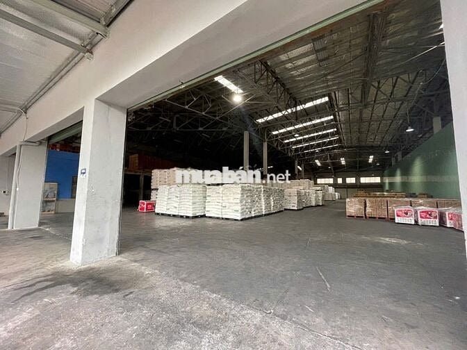 Cho thuê kho xưởng 3733m² mặt tiền Quốc lộ 1A,Xe cont 24/24,PCCC chuẩn