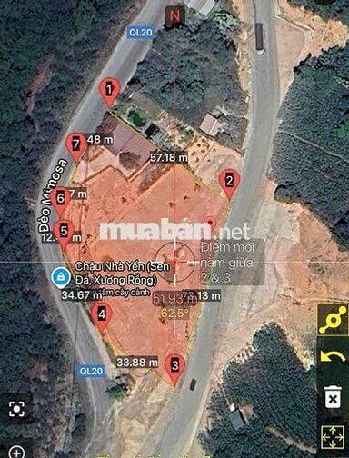 cần bán lô đất mặt tiền mimosa view rừng thông giá cực tốt đà lạt.