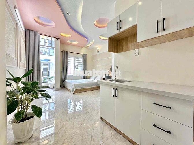 Cho Thuê Căn Hộ Ban Công, Full nội thất Bình Thạnh gần Chợ Bà Chiểu,Q1