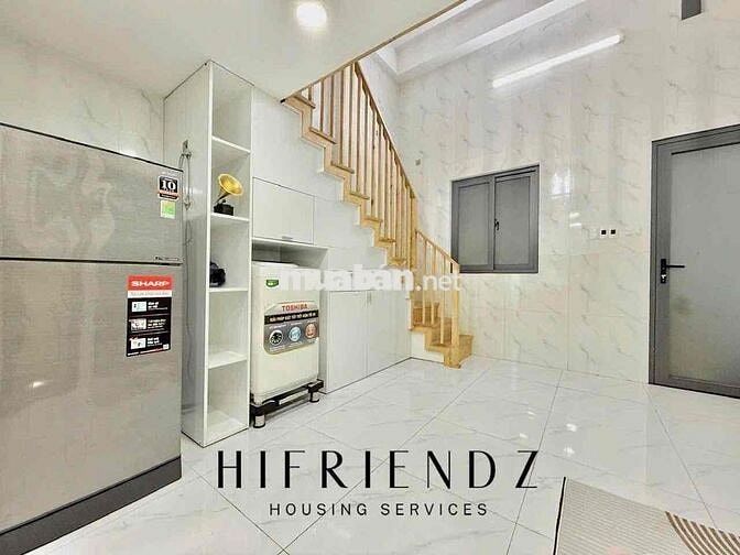 Duplex máy giặt riêng gác cao 1m8, full NT ở được 3-4 bạn ngay VHU