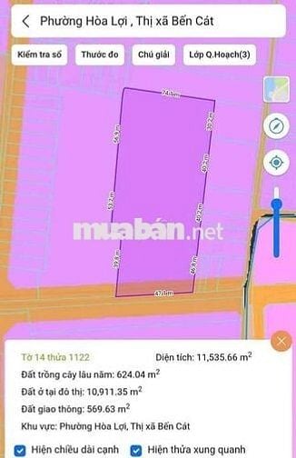 ĐẤT THỔ CƯ GIÁ RẺ TẠI HÒA LỢI BẾN CÁT TPHCM. GIÁ CHỈ HƠN 8 TRIẸU 1 M2