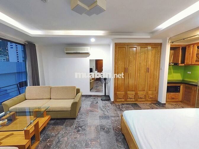1/10 trống Studio 40m2 full đồ, view thoáng, ban công thoáng, BA ĐÌNH
