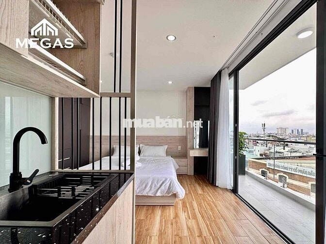 CHUNG CƯ MINI CHO THUÊ, BANCONG LỚN, SẴN NỘI THẤT _ CƯ XÁ BẮC HẢI