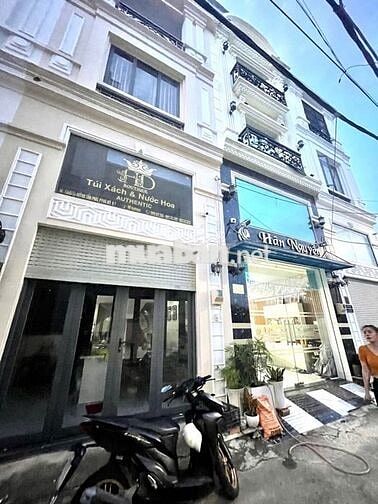 Nhà đẹp 4 tầng, tặng full NỘI THẤT, hẻm xe hơi Huỳnh Tấn Phát,  Quận 7