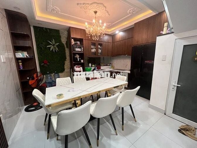 Nhà đẹp 4 tầng, tặng full NỘI THẤT, hẻm xe hơi Huỳnh Tấn Phát,  Quận 7