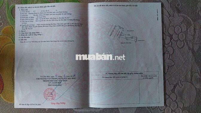 Đất thổ cư 106m² đường Bùi Ngọc Thu, Hiệp An, Bình Dương