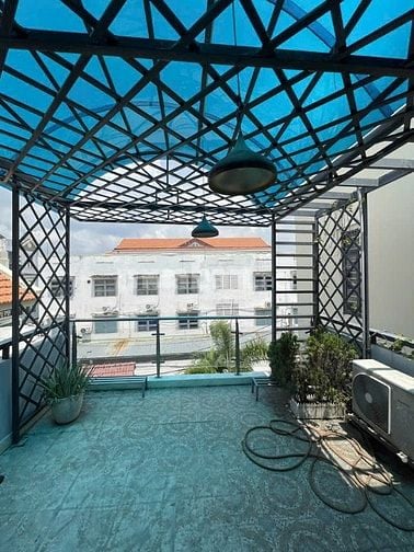 Nhà 3 tầng hẻm 7 m 1 sẹc Huỳnh Tấn Phát Thị trấn Nhà bè. 178 m2 thổ cư