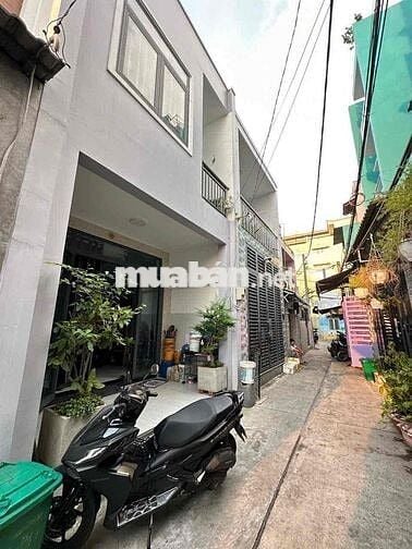 NHÀ MỚI ĐẸP - GẦN NGÃ TƯ BỐN XÃ, DT: 4m x 12m ( 48m²). Nhà 3 Tấm,