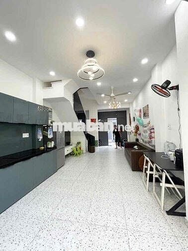 NHÀ MỚI ĐẸP - GẦN NGÃ TƯ BỐN XÃ, DT: 4m x 12m ( 48m²). Nhà 3 Tấm,