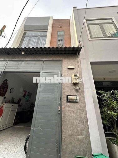 NHÀ MỚI ĐẸP - GẦN NGÃ TƯ BỐN XÃ, DT: 4m x 12m ( 48m²). Nhà 3 Tấm,