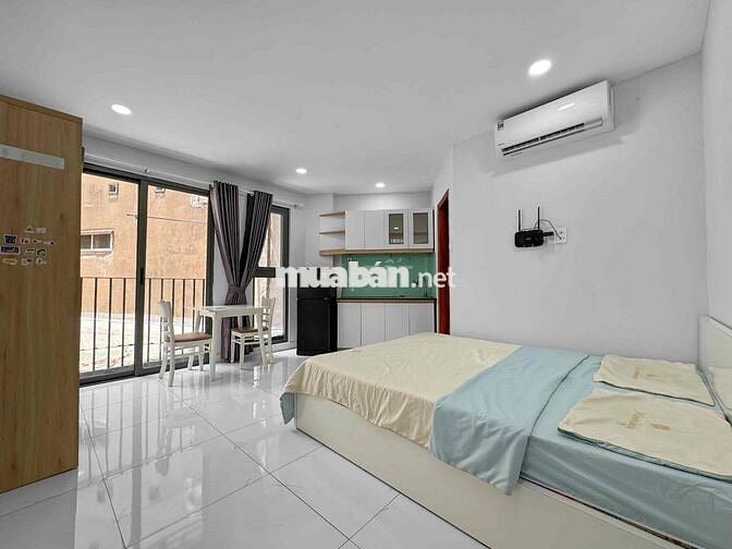 Căn hộ Studio ban công tại Trần Huy Liệu, PN. Giáp Q1,3,10; sân bay