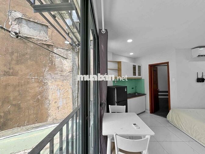 Căn hộ Studio ban công tại Trần Huy Liệu, PN. Giáp Q1,3,10; sân bay