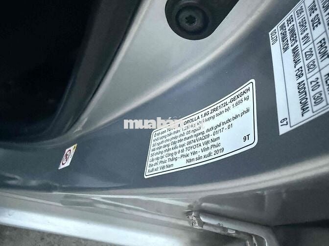Toyota Corolla Altis 2019 1.8G AT - Xe Cũ Tại Hãng