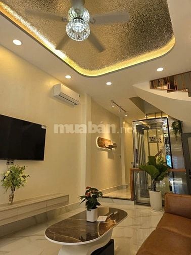 NHÀ MỚI ĐẸP, THANG MÁY, TRỆT, 3 LẦU, 60m2, 13.9 TỶ