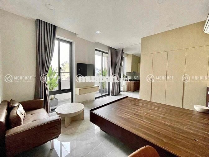 CHO THUÊ CĂN HỘ STUDIO CÓ BANCOL MỚI 100% - ĐẦY ĐỦ TIỆN NGHI - MÁY GIẶ