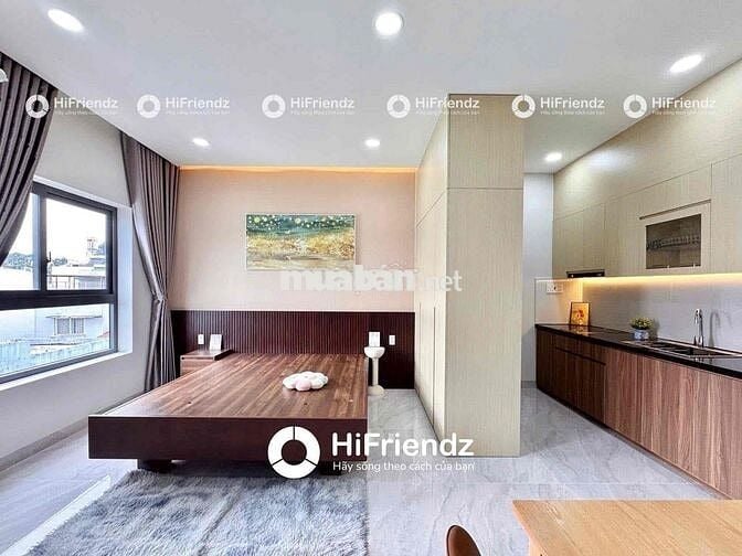 Căn hộ Studio Cao Cấp Tone Gỗ - Full NỘI THẤT - Ngay AEON Tân Phú