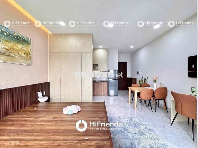Căn hộ Studio Cao Cấp Tone Gỗ - Full NỘI THẤT - Ngay AEON Tân Phú