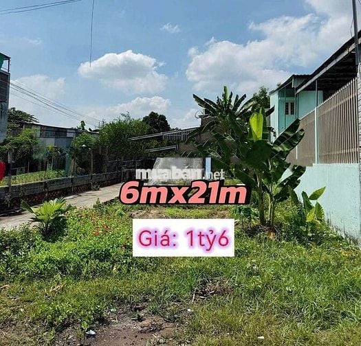 Đất Khu Dân Cư đường số 89 Tân Phú Trung Củ Chi. Giá 1ty6/125m2 SHR LH