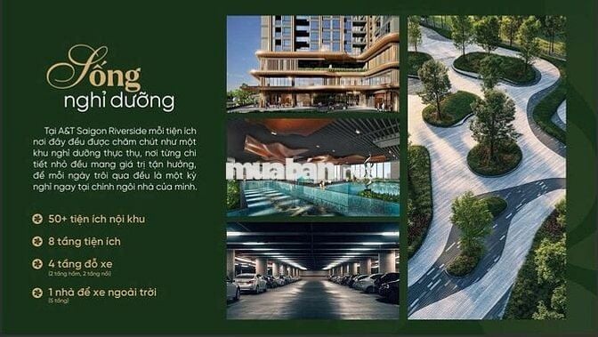 Chỉ 10% ký HĐMB Sở hữu ngay căn hộ ven sông A&T Saigon Riverside