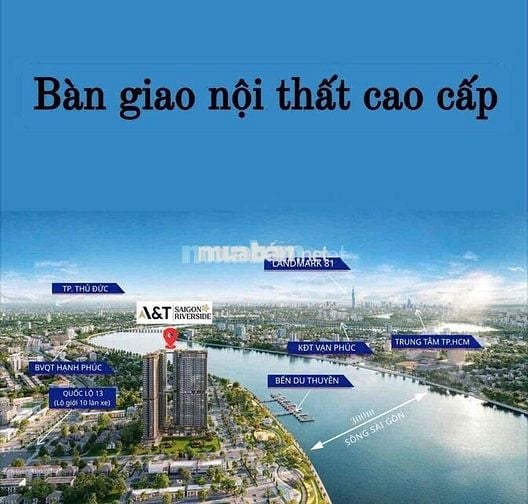 Căn hộ view sông Sài Gòn chuẩn resort giữa lòng thành phố