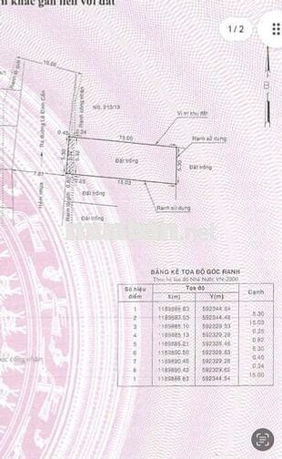 Đất sổ đỏ (ODT) 80m2 đường Lê Đình Cẩn, F Tân Tạo