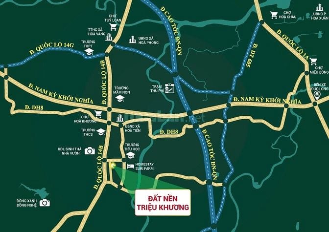 30 lô siêu phẩm Hoà Vang - Ngay QL14B sổ hồng từng lô, giá nhỉnh 1tỷ