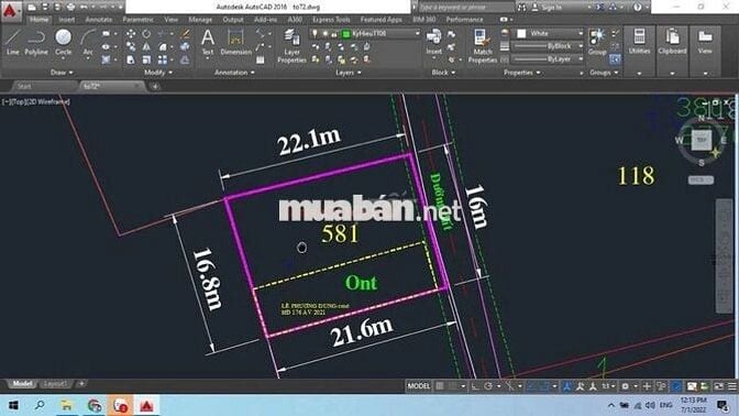 Chủ hạ giá 500tr : Đất thổ + vườn -16x22- An Nhơn Tây - Củ Chi