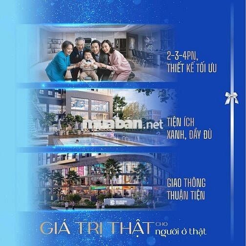 Căn hộ chung cư 77m2 2PN Dự án BlueGem Tower chỉ 5,3 tỷ