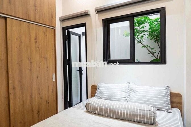 CĂN HỘ SÂN VƯỜN FULL NỘI THẤT MÁY GIẶT RIÊNG NGAY VX ĐIỆN BIÊN PHỦ Q1