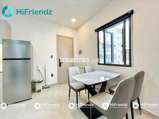 CĂN HỘ 2PN, NỘI THẤT ĐƯỢC TRANG BỊ MỚI 100%, Ở ĐƯỢC 4NGƯỜI 4Xe, QUẬN 1