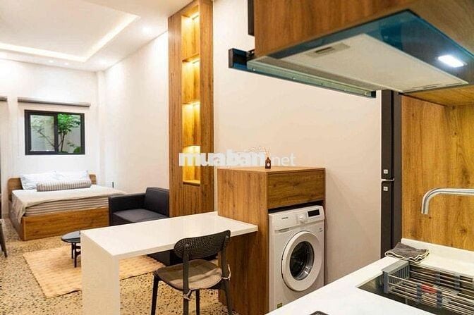 CĂN HỘ SÂN VƯỜN FULL NỘI THẤT MÁY GIẶT RIÊNG NGAY VX ĐIỆN BIÊN PHỦ Q1