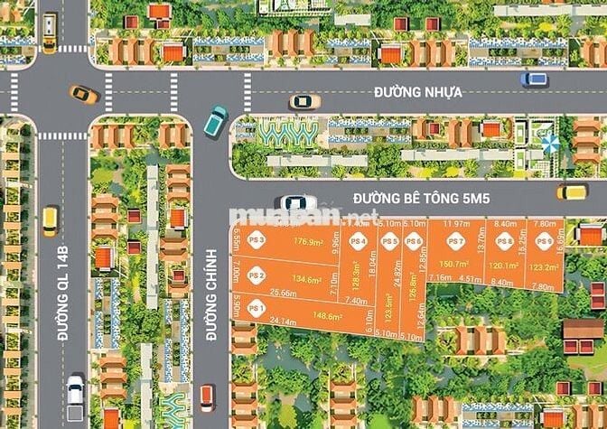 BÁN ĐẤT NÊN TRIỆU KHƯƠNG SÁT QUỐC LỘ 14B GIÁ CHỈ TỪ 1TY150