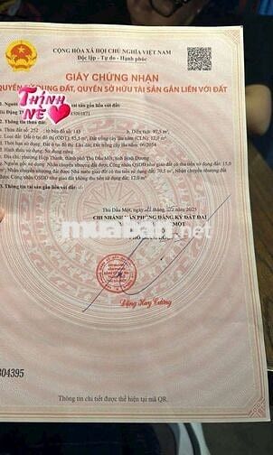 🚀 Bán đất Hiệp Thành – Giá chỉ 1 tỷ 6xx, có thổ cư sẵn!