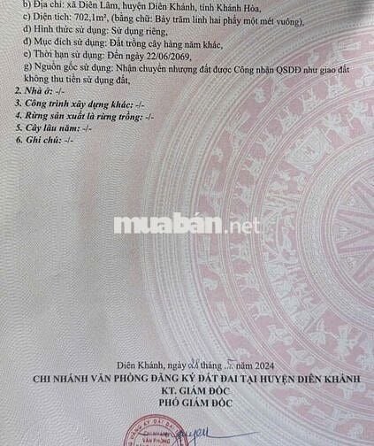 Bán nhanh lô đất 3 măt tiền cuôi đường Đồng Khởi - đầu Diên Lám