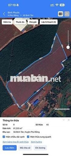 8ha Bình Tân Phú Riềng đất làm dự án