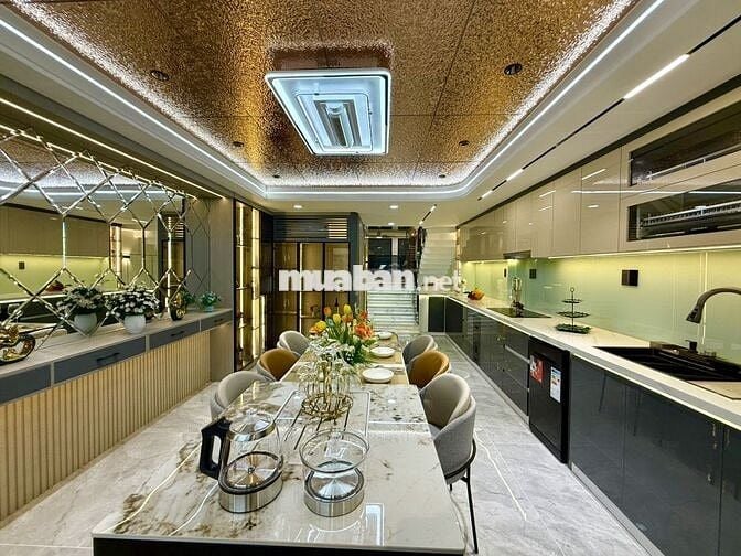SIÊU PHẨM 6 TẦNG LUXYRY 90M2 - P15 GÒ VẤP - HẺM 1SẸC XE HƠI ĐỖ TẬN CỬA