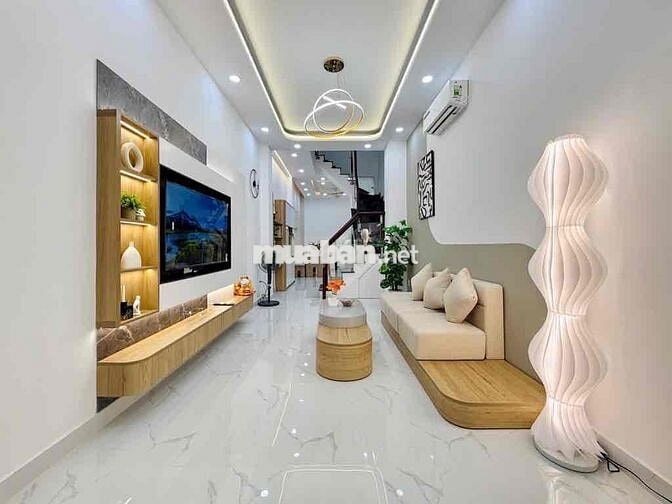 BÁN NHÀ ĐẸP - SÂN THƯỢNG SIÊU TO - 4 LẦU GÒ VẤP - DTSD 170M2 CHỈ5T820