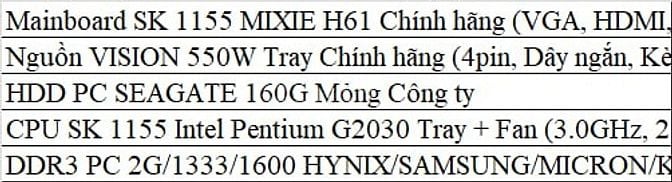 Combo máy tính lướt Youtube, Facebook, Nghe nhạc Zing Mp3 -- Siêu Hời 