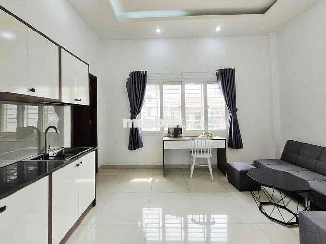 🏠1 phòng ngủ tách bếp cửa sổ TRỜI Full nội thất TÔ HIẾN THÀNH-Q10 9tr2