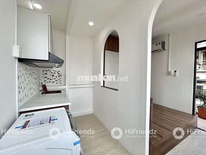 GẦN CV HOÀNG VĂN THỤ-STUDIO MỚI XÂY-FULL NT-BAN CÔNG TÁCH BẾP-30M2