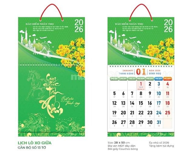 BỘ LỊCH 2026 - SỐNG TRỌN YÊU THƯƠNG
