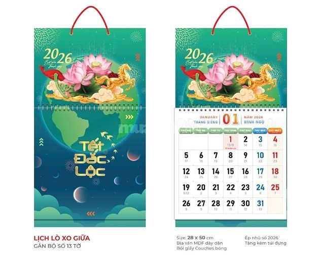BỘ LỊCH 2026 - SỐNG TRỌN YÊU THƯƠNG