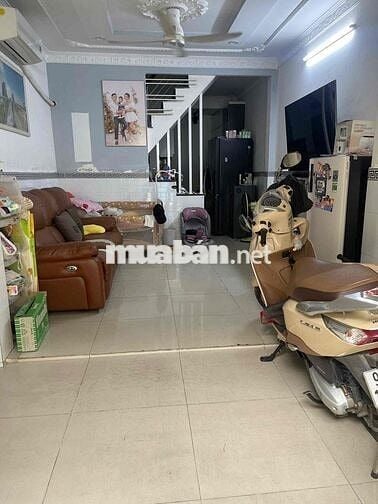 Bán nhà 1 lầu, hẻm xe hơi thông, Tân Hưng Thuận, Q12. 1 lầu, 2pn