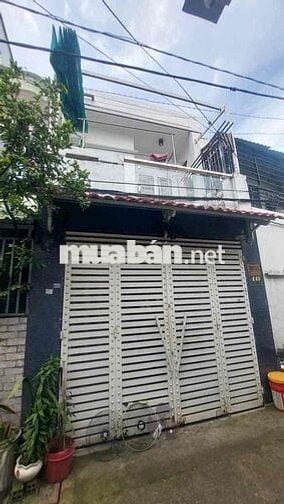 Bán nhà 1 lầu, hẻm xe hơi thông, Tân Hưng Thuận, Q12. 1 lầu, 2pn
