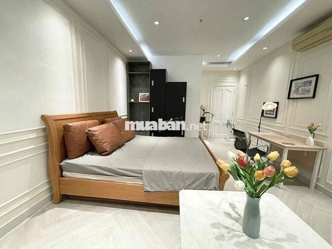 studio ban công lớn máy giăth riêng gần rmit, lotte